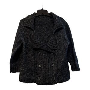 Women’s Cozy Double-Breasted Cardigan on size L